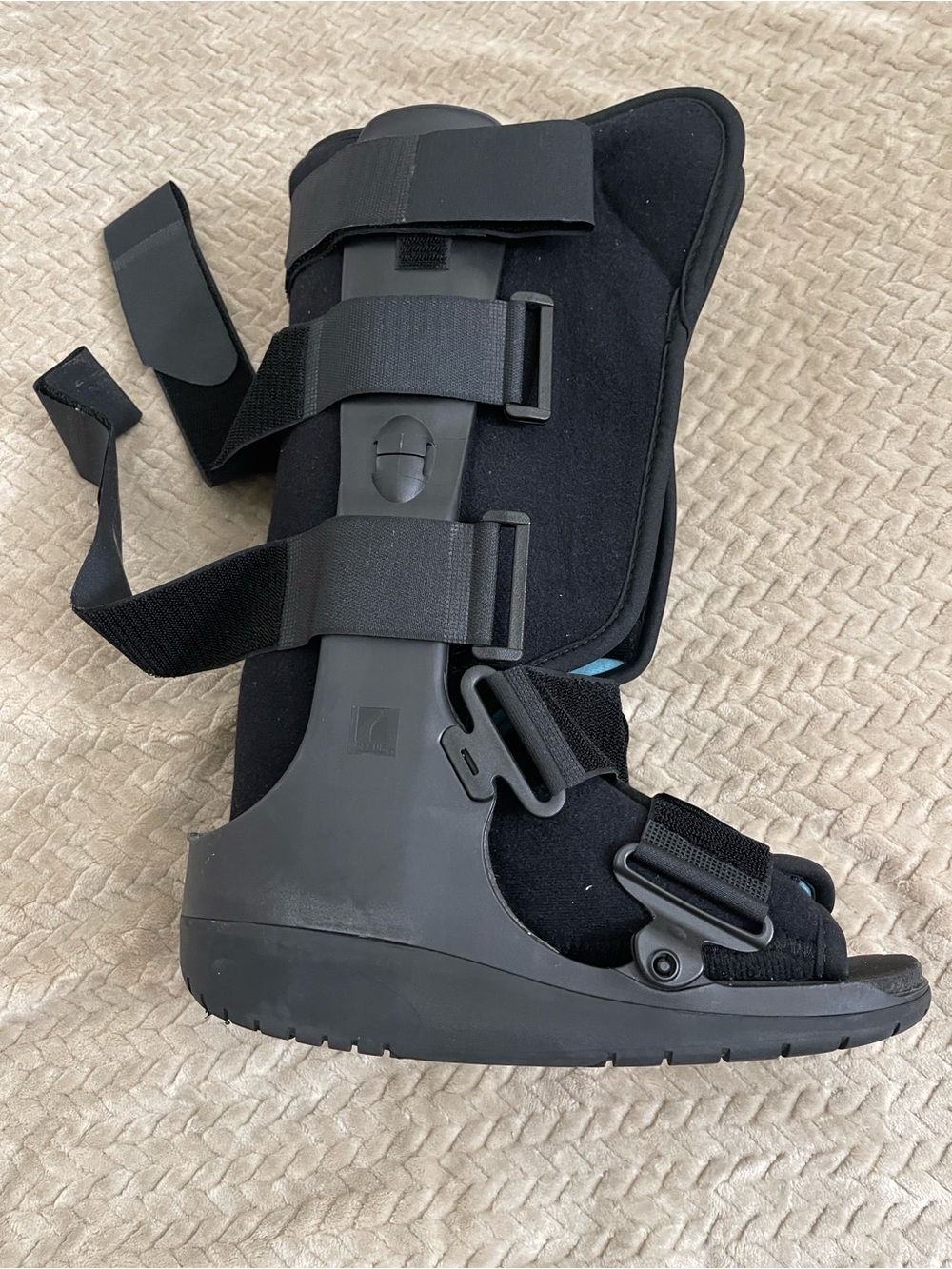 Tall Black Medical Walking Boot